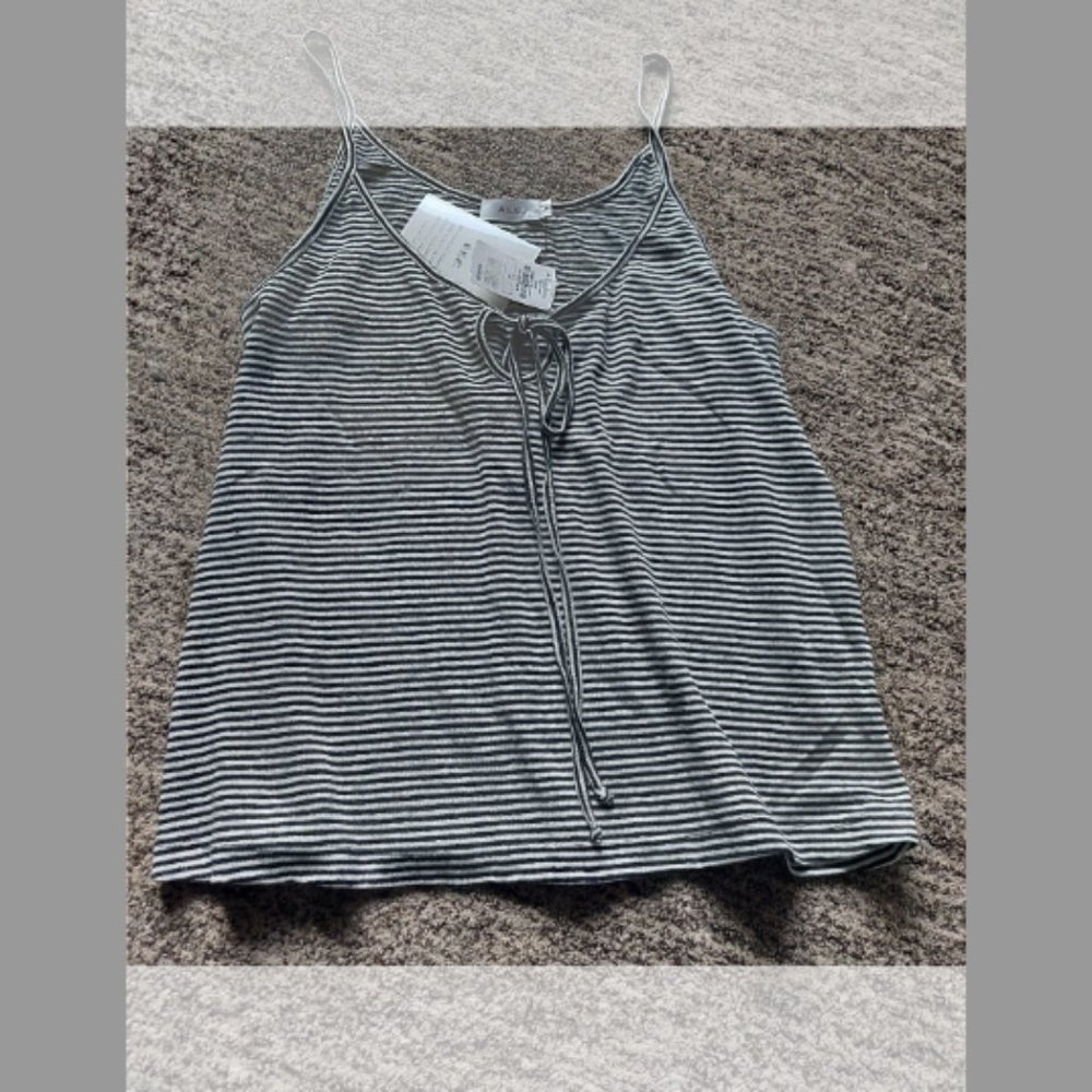 Neiman Marcus A.L.C black/white tank top Size M